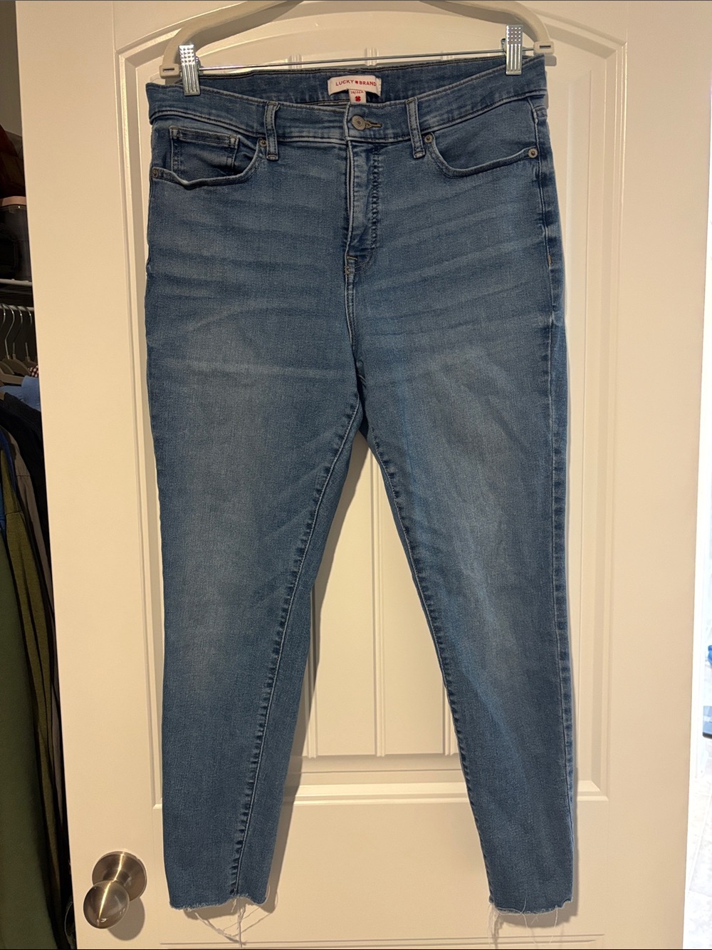 Lucky Brand Medium Blue Skinny Jeans